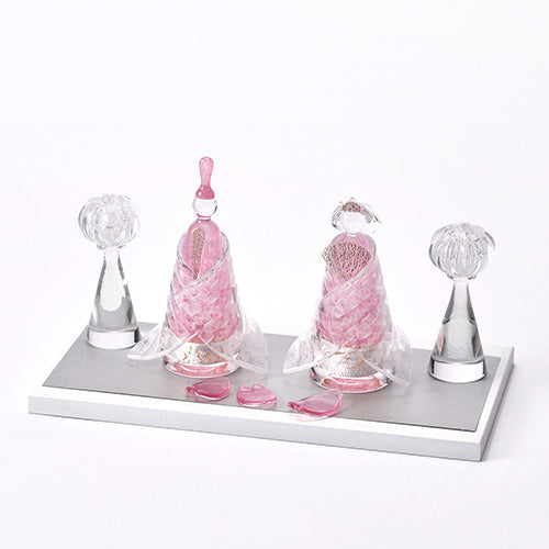 雛人形 Glass studio MIGAKI ヴェネチアングラスの雛人形 当店限定