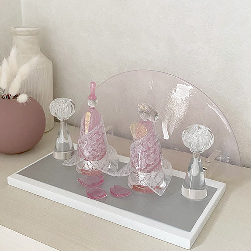 雛人形 Glass studio MIGAKI ヴェネチアングラスの雛人形 当店限定
