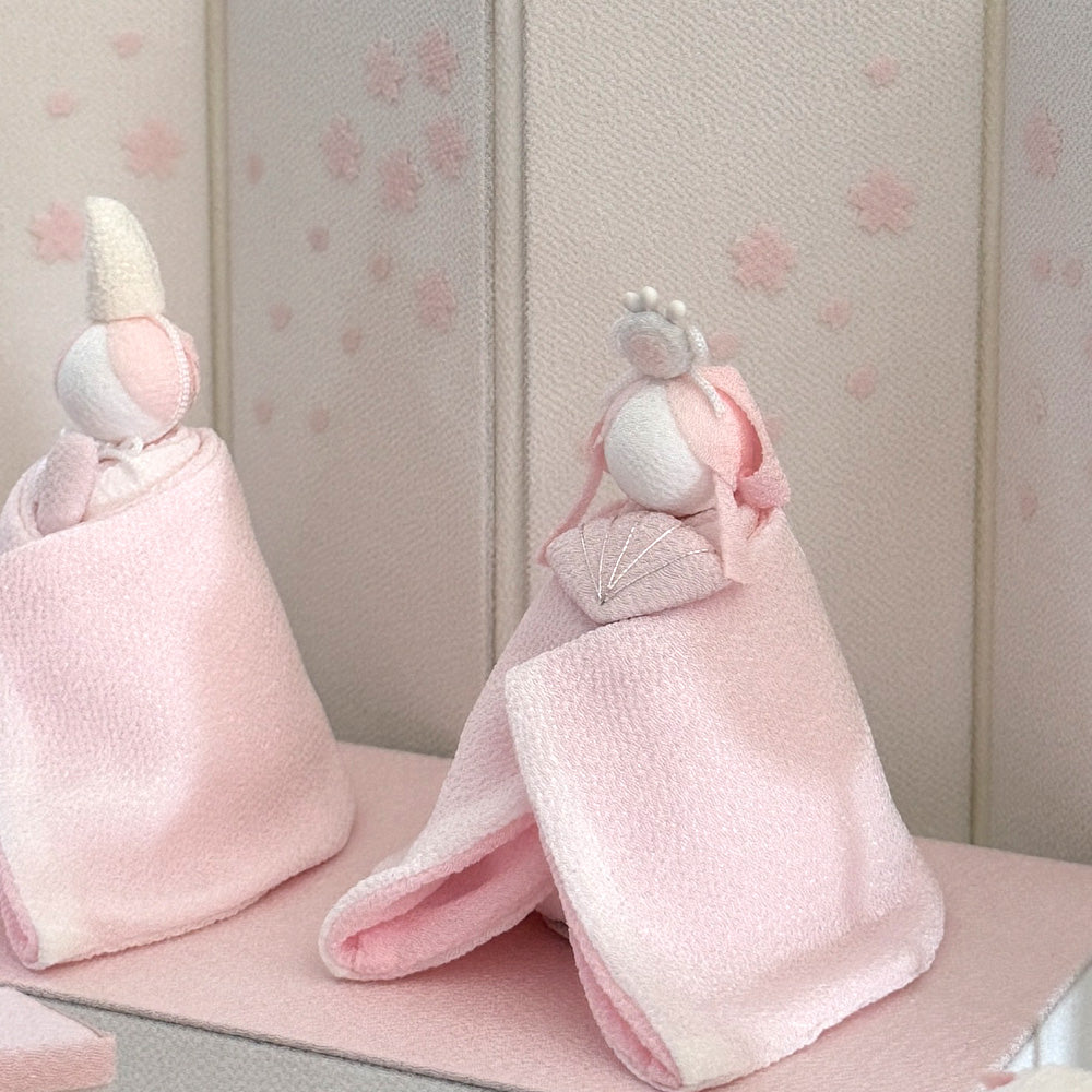 雛人形 HAKI(ハキ) 桜舞うお雛様 心春(こはる) 白粋 cuna select限定