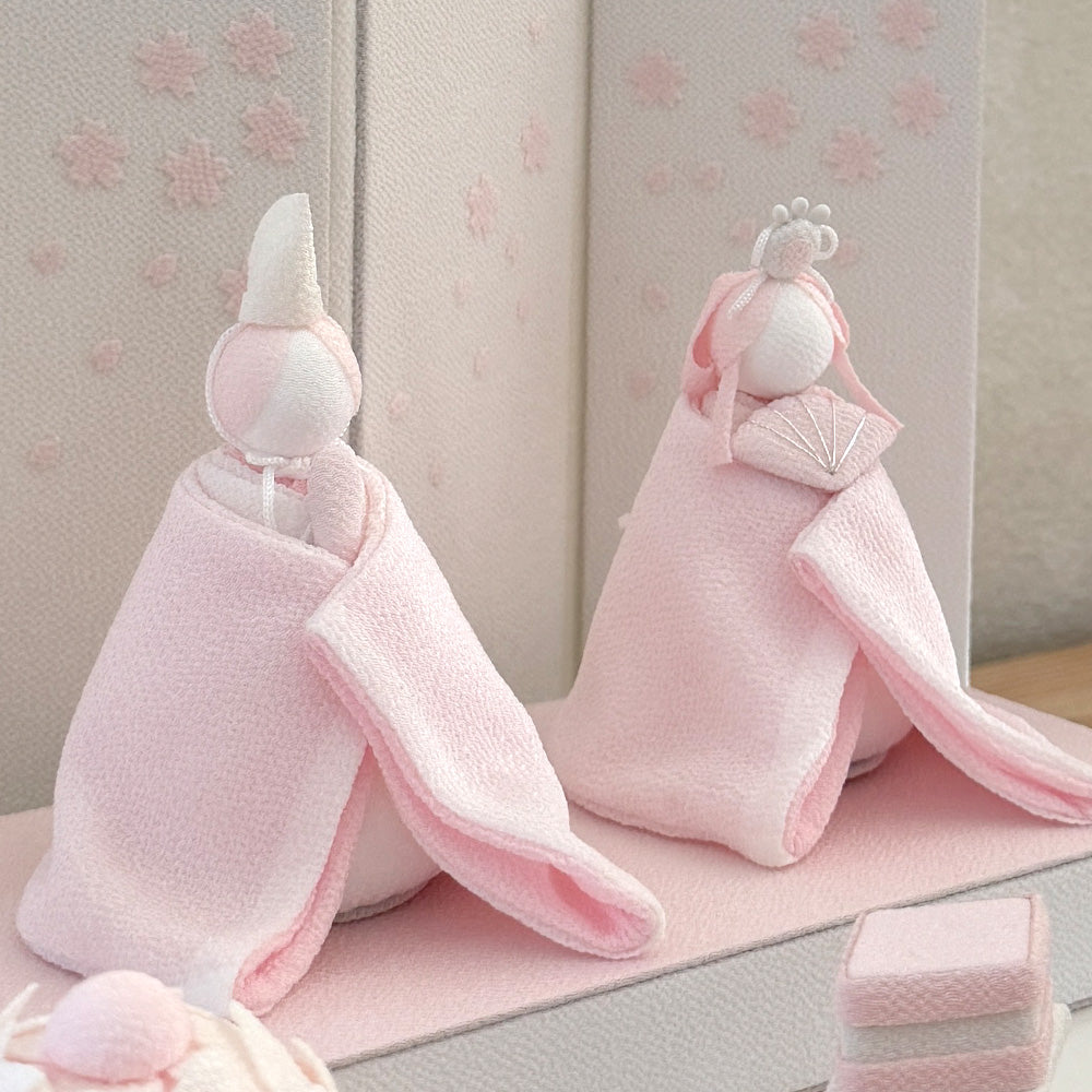 雛人形 HAKI(ハキ) 桜舞うお雛様 心春(こはる) 白粋 cuna select限定