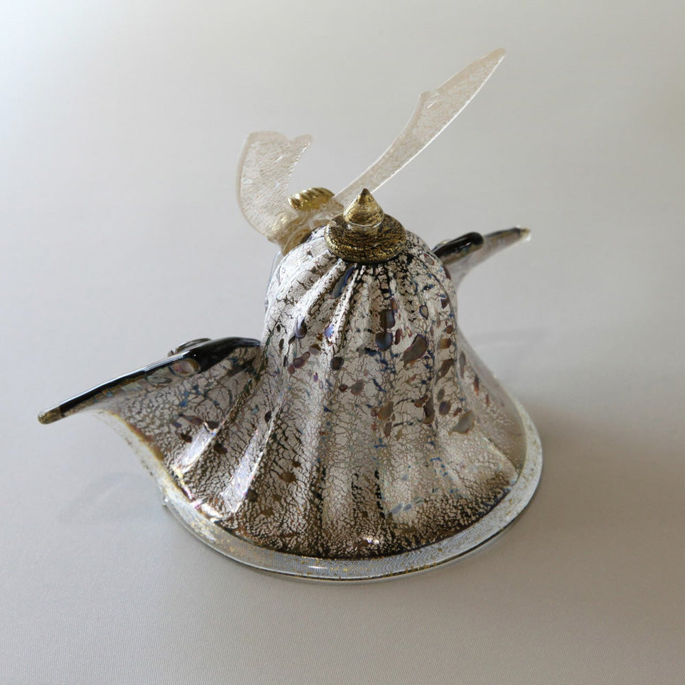 五月人形・兜飾り Glass studio MIGAKI ヴェネチアングラスの節句兜