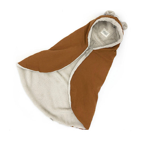 Babyshower(ベビーシャワー)|クマのフード付きフリースブランケット