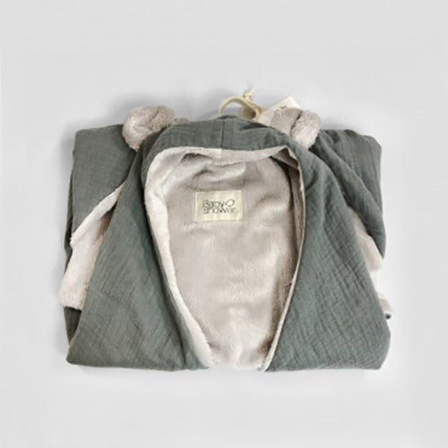 Babyshower(ベビーシャワー)|クマのフード付きフリースブランケット