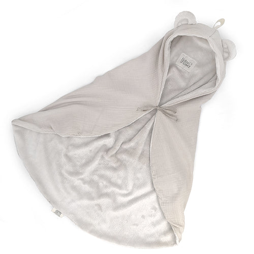 Babyshower(ベビーシャワー)|クマのフード付きフリースブランケット