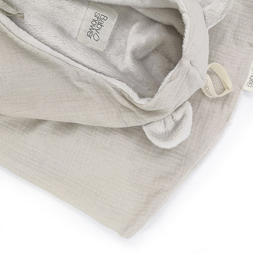 Babyshower(ベビーシャワー)|クマのフード付きフリースブランケット