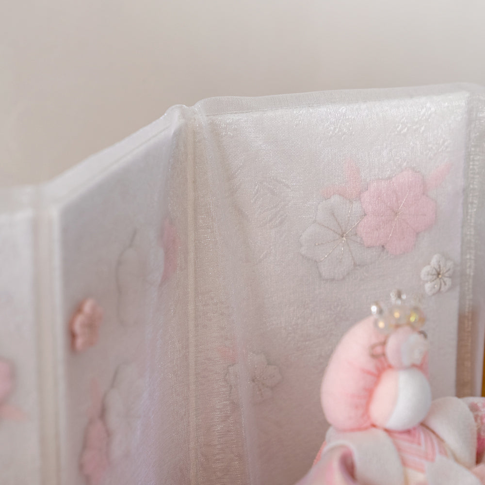 雛人形 HAKI(ハキ) 桃花 絢爛 (ももか けんらん) 金襴西陣織 白粋 cuna select限定