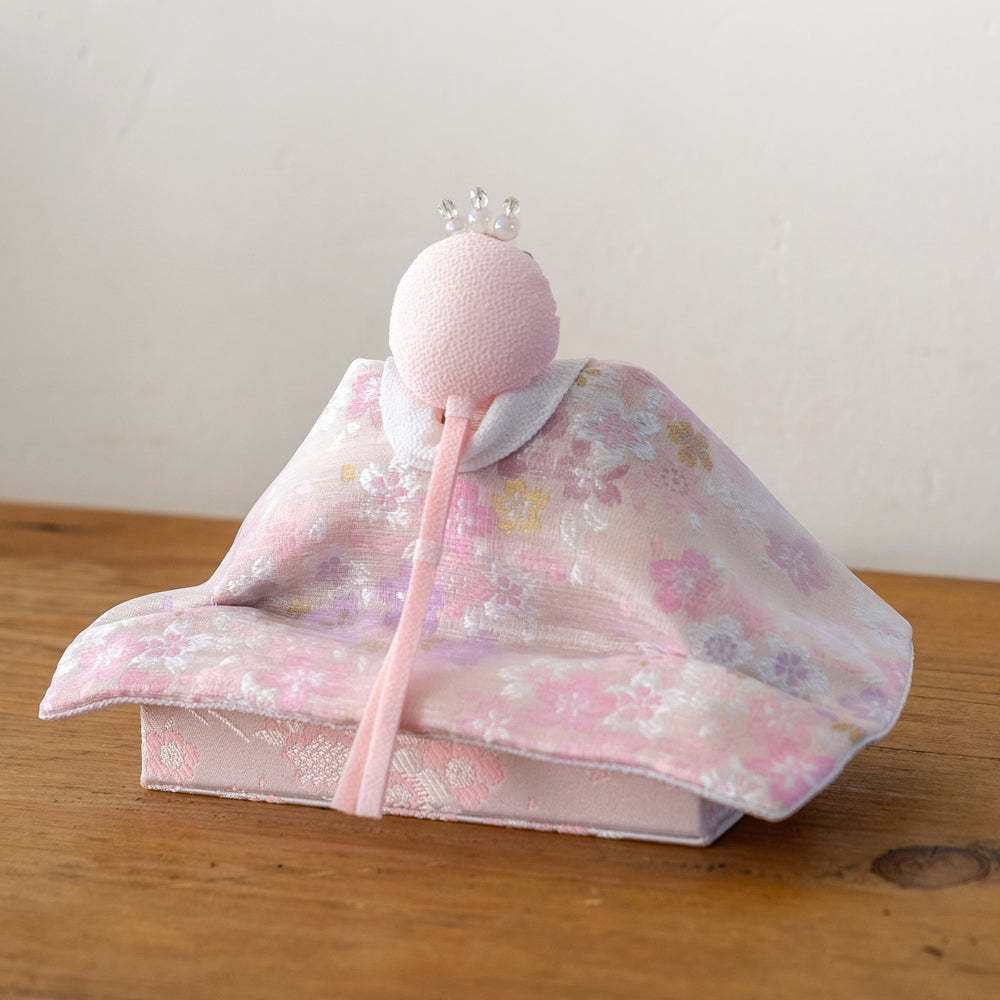 雛人形 HAKI(ハキ) 桃花 絢爛 (ももか けんらん) 金襴西陣織 白粋 cuna select限定