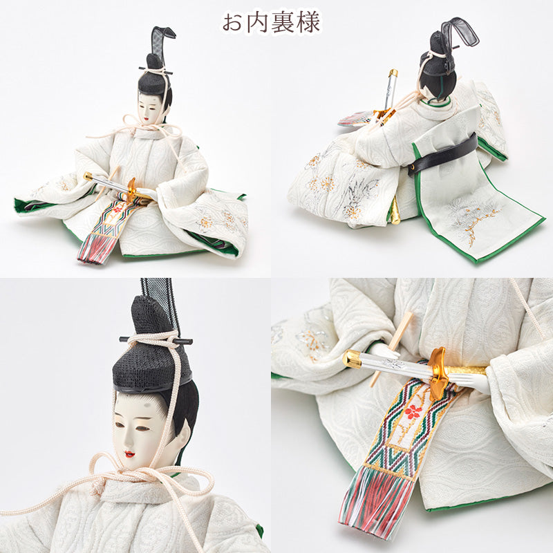 雛人形 白音 雛凛(ひなり) 京人形 み彌け×cuna selectオリジナル 京雛