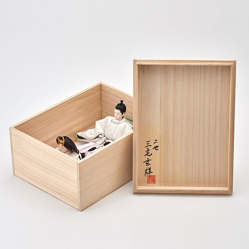 雛人形 白音 雛凛(ひなり) 京人形 み彌け×cuna selectオリジナル 京雛