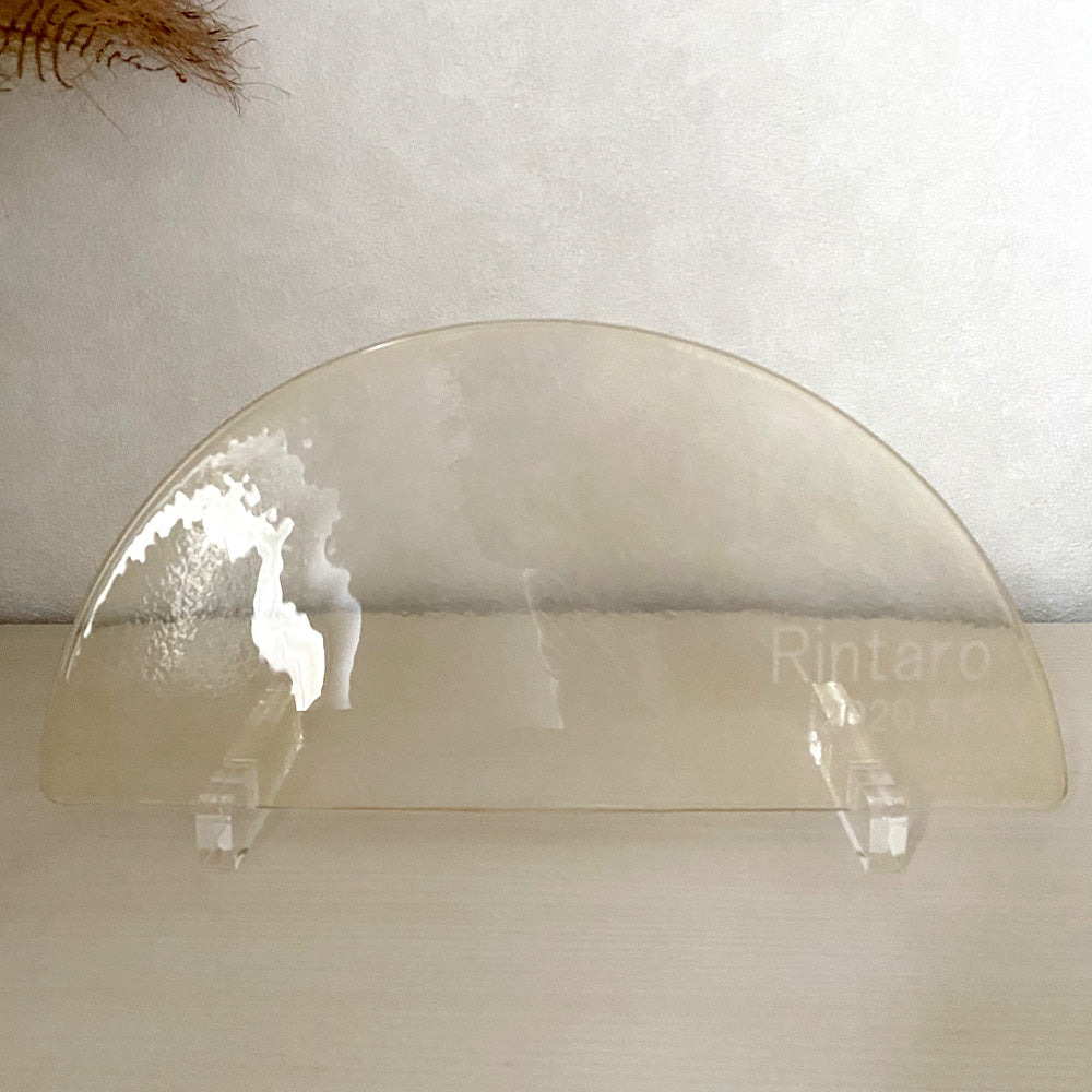 五月人形・兜飾り Glass studio MIGAKI ヴェネチアングラスの節句兜 光-luce-(ルーチェ) 当店限定