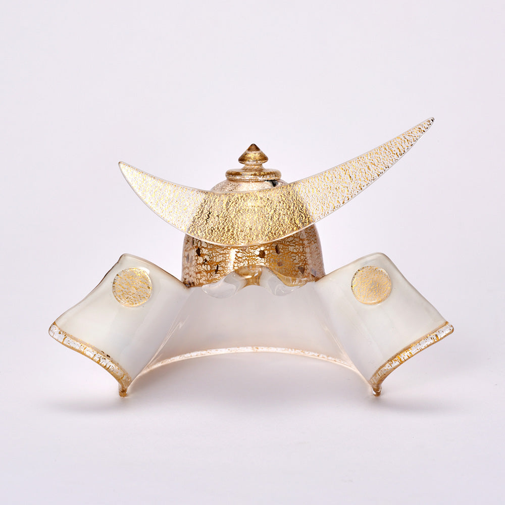 五月人形・兜飾り Glass studio MIGAKI ヴェネチアングラスの節句兜 光-luce-(ルーチェ) 当店限定