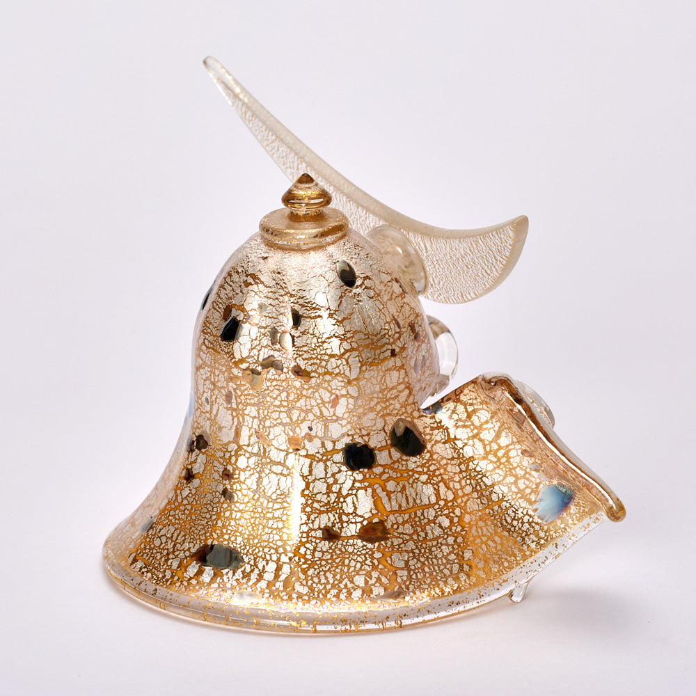 五月人形・兜飾り Glass studio MIGAKI ヴェネチアングラスの節句兜 光-luce-(ルーチェ) 当店限定