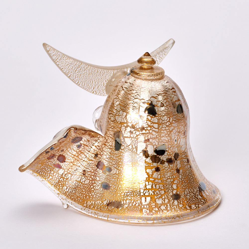 五月人形・兜飾り Glass studio MIGAKI ヴェネチアングラスの節句兜 光-luce-(ルーチェ) 当店限定