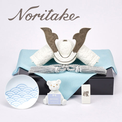 五月人形・兜飾り ノリタケ 晴龍(せいりゅう) ボーンチャイナ製 Noritake 当店限定&3大特典付き