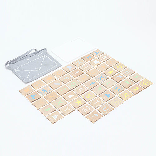 dou?(ドウ?)|木製アルファベットカード ABC stamp