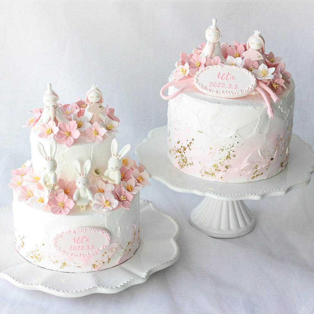 雛人形クレイケーキ ボンモンボヌール Chanson douce(シャンソンデュース/あまい唄) Bon mon bonheur