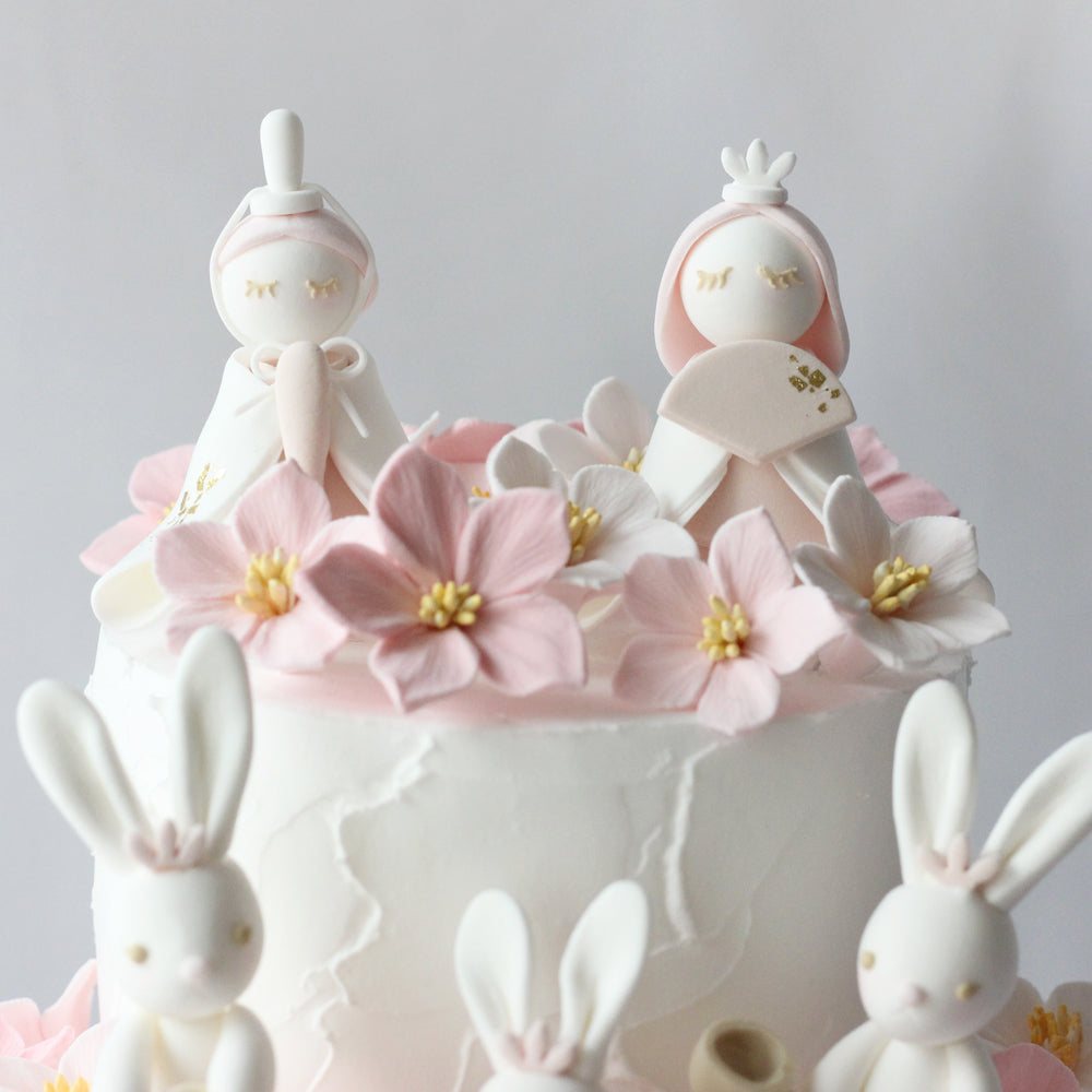 雛人形クレイケーキ ボンモンボヌール Chanson douce(シャンソンデュース/あまい唄) Bon mon bonheur