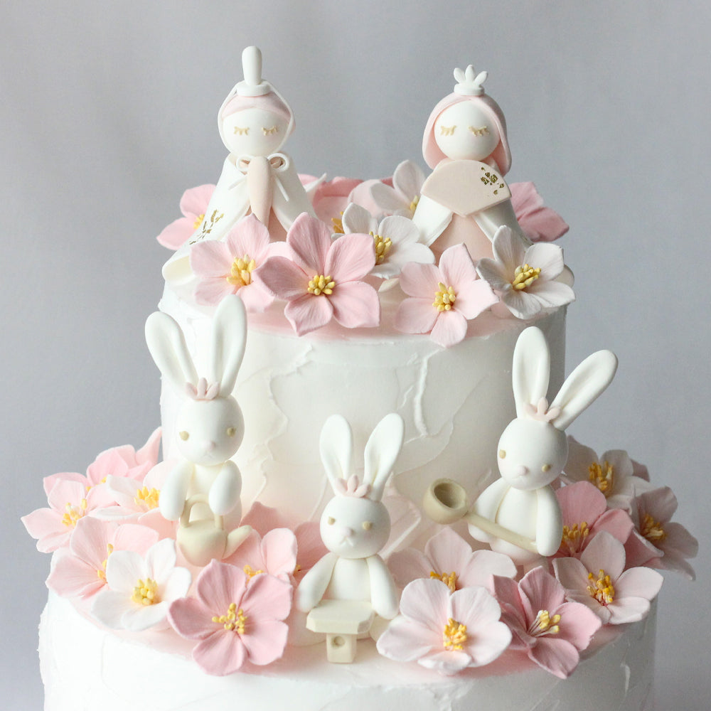 雛人形クレイケーキ ボンモンボヌール Chanson douce(シャンソンデュース/あまい唄) Bon mon bonheur