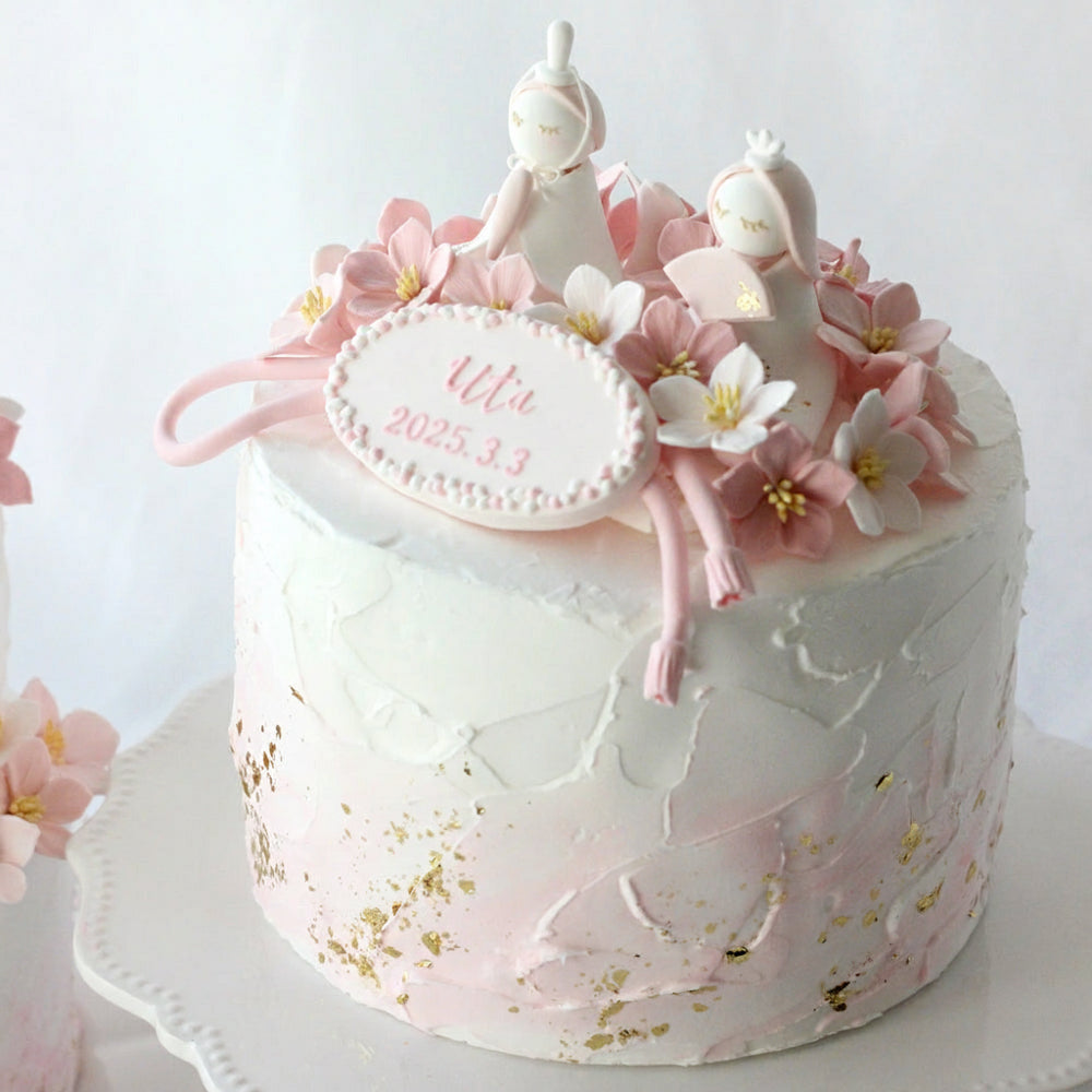 雛人形クレイケーキ ボンモンボヌール Chanson douce(シャンソンデュース/あまい唄) Bon mon bonheur