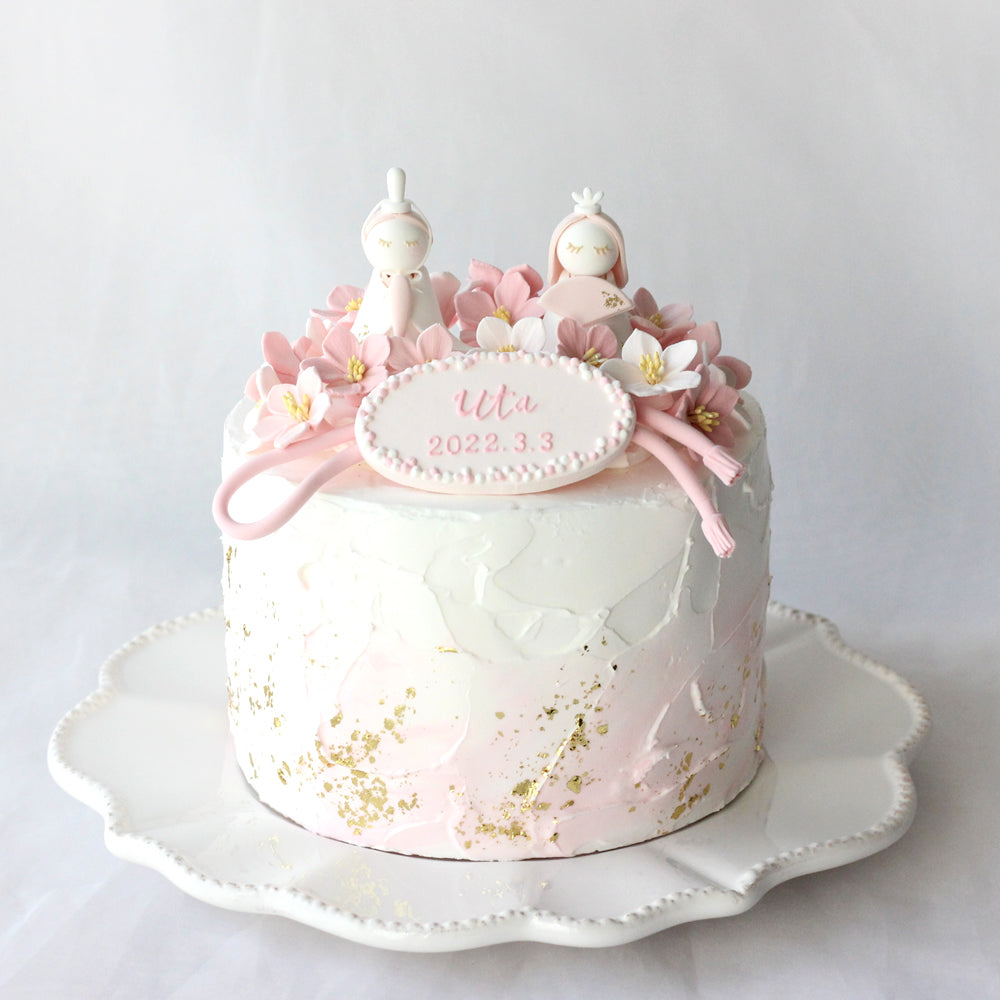 雛人形クレイケーキ ボンモンボヌール Chanson douce(シャンソンデュース/あまい唄) Bon mon bonheur