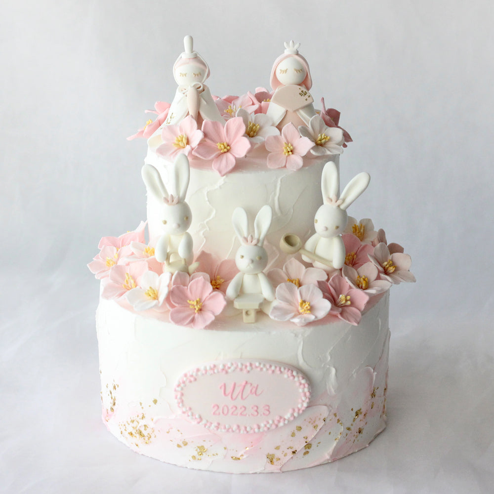 雛人形クレイケーキ ボンモンボヌール Chanson douce(シャンソンデュース/あまい唄) Bon mon bonheur