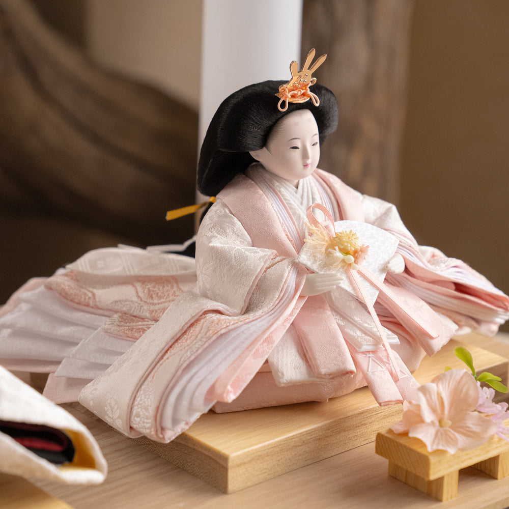 雛人形 kokokara(ここから) 和花-nodoka- 花飾りひな人形(メーカー直送)