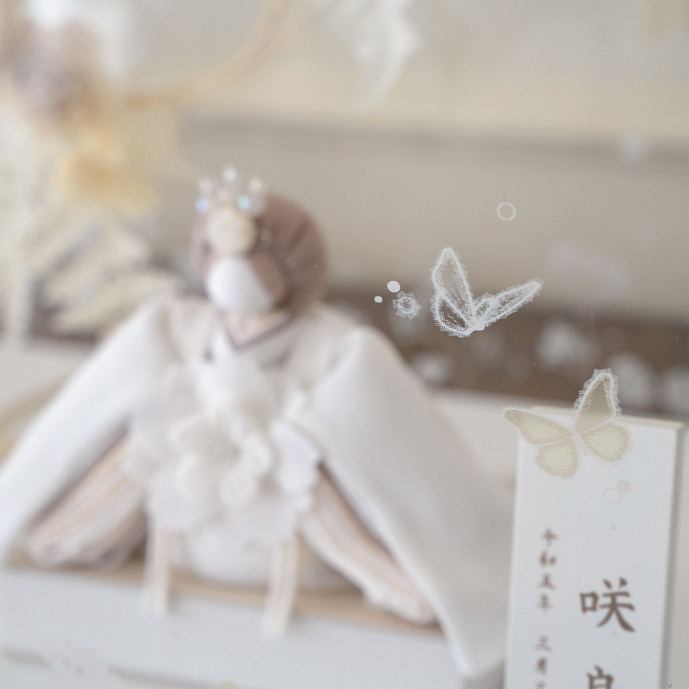 雛人形 あわいろ リース cuna select限定 雛揃 淡色 美奏【12月発送分】