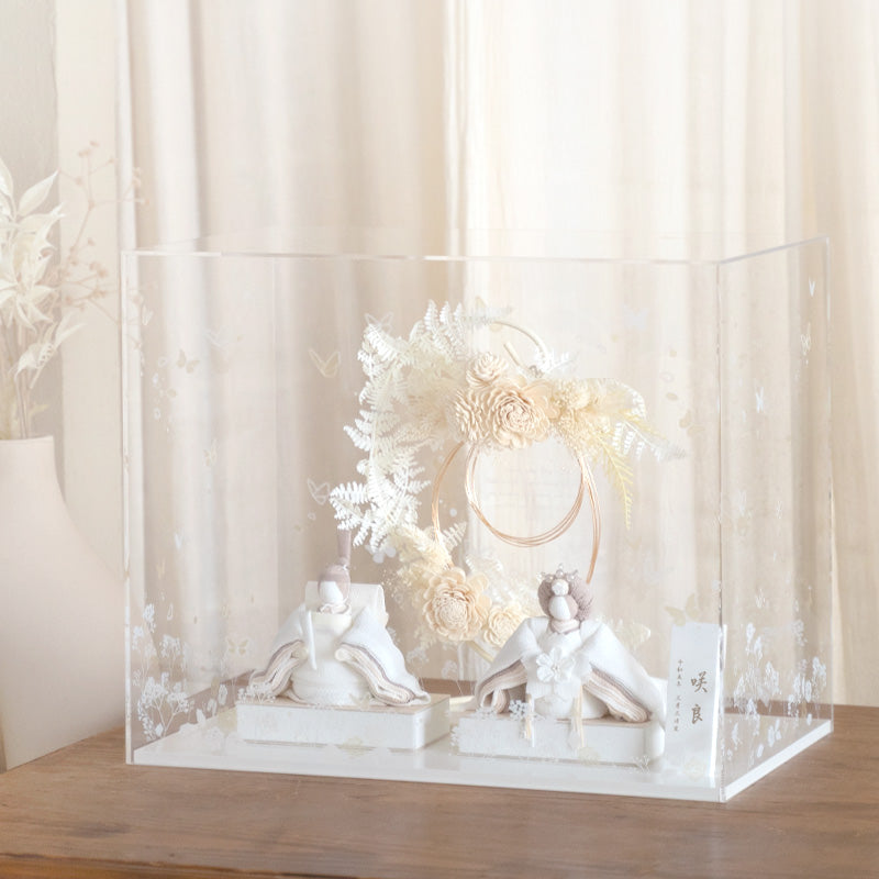 雛人形 美奏 あわいろ リース cuna select限定 雛揃 淡色