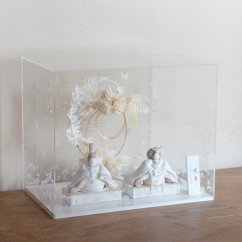 雛人形 美奏 あわいろ リース cuna select限定 雛揃 淡色