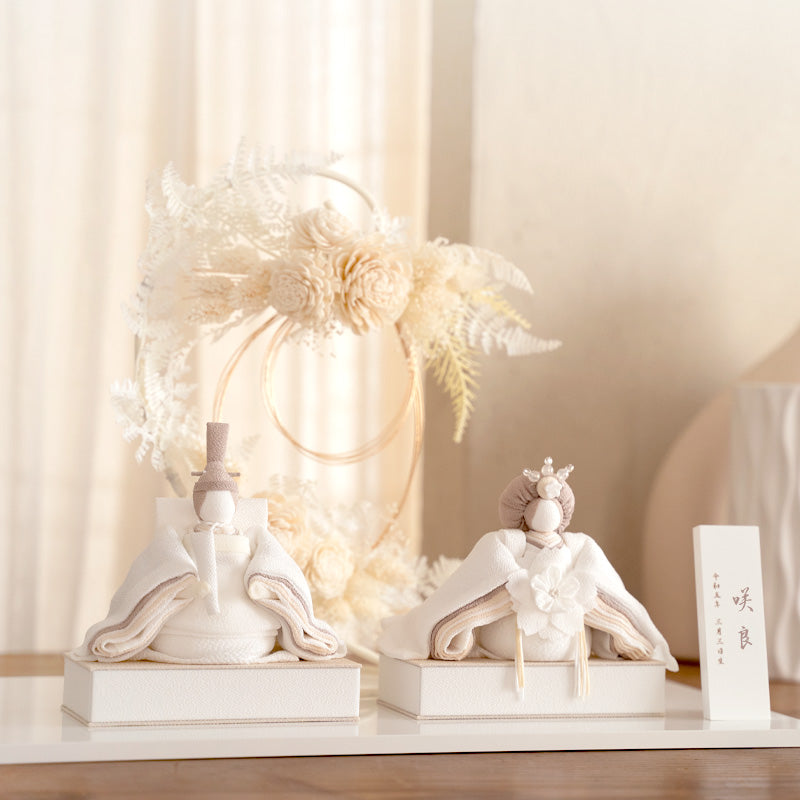 雛人形 美奏 あわいろ リース cuna select限定 雛揃 淡色