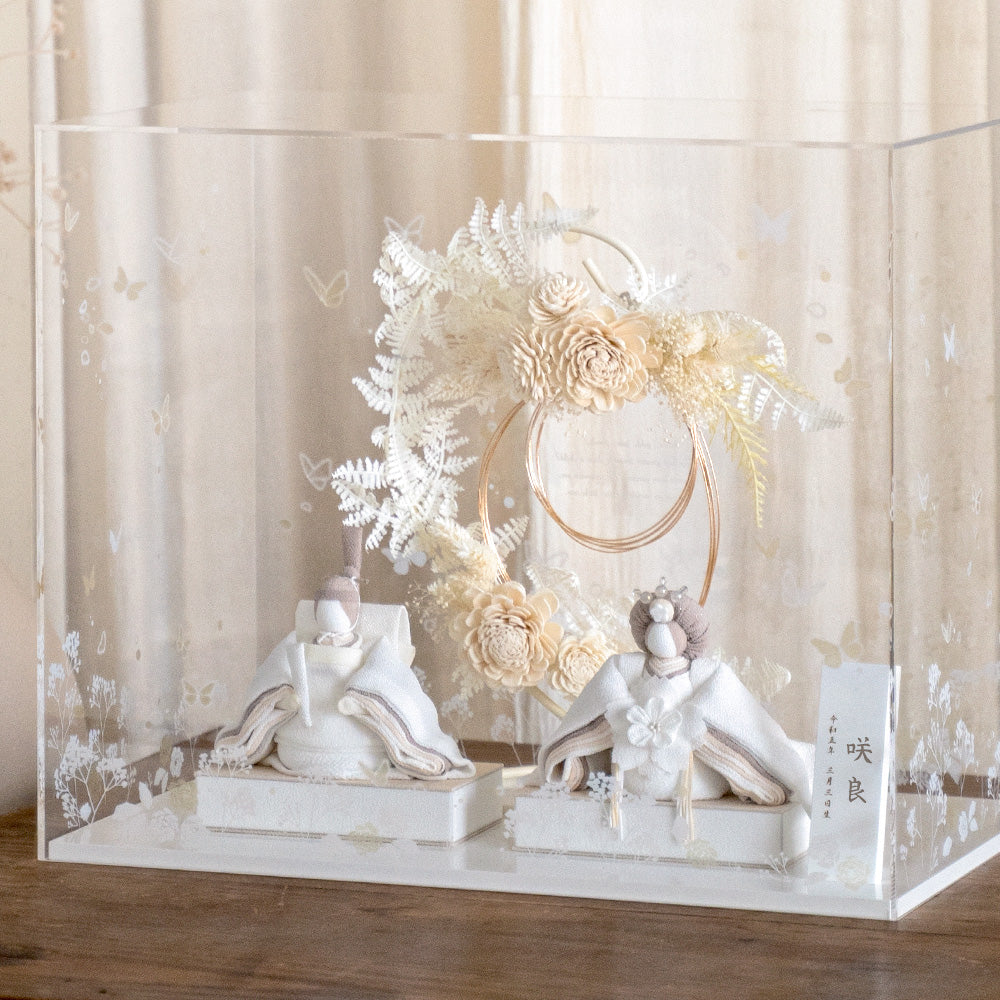 雛人形 美奏 あわいろ リース cuna select限定 雛揃 淡色