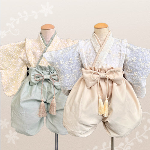 咲重(SAE)|オートクチュールレースベビー袴 和洋袴 - 紬希・茉白