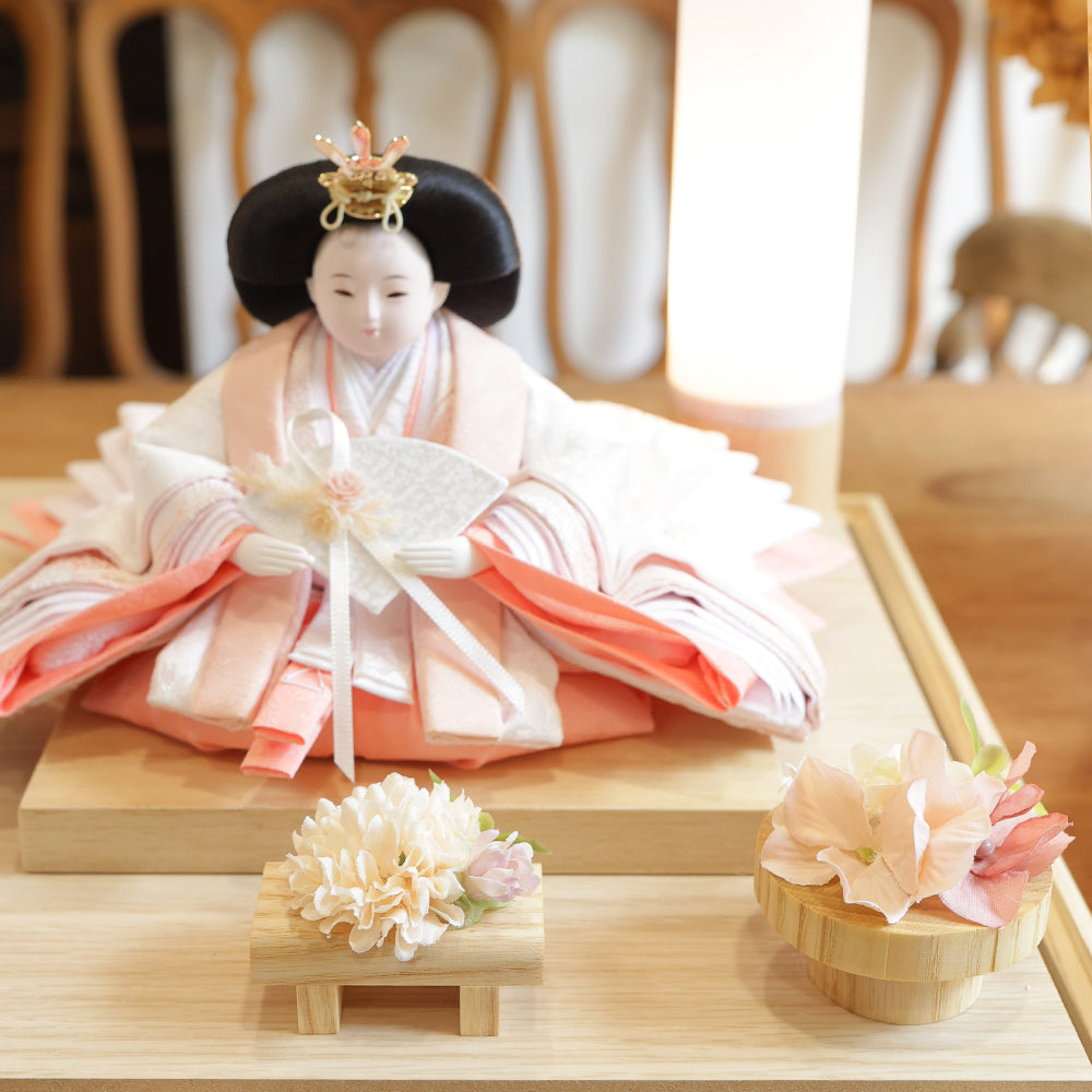雛人形 kokokara(ここから) 結衣花-yuika- 花飾りひな人形(メーカー直送)