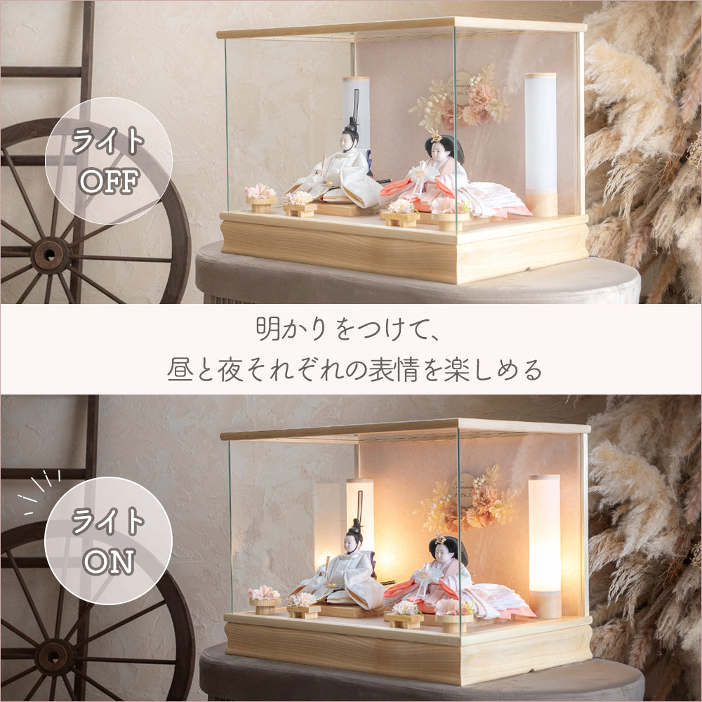 雛人形 kokokara(ここから) 結衣花-yuika- 花飾りひな人形(メーカー直送)