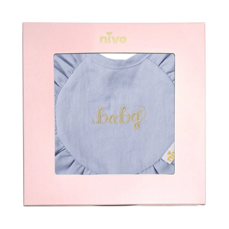 niva(ニヴァ)|コットンリネンbaby刺繍スタイ