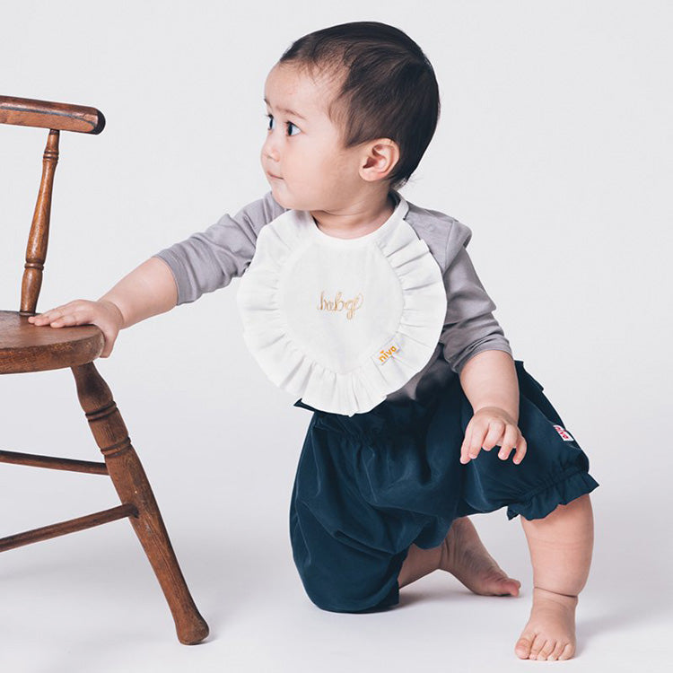 niva(ニヴァ)|コットンリネンbaby刺繍スタイ