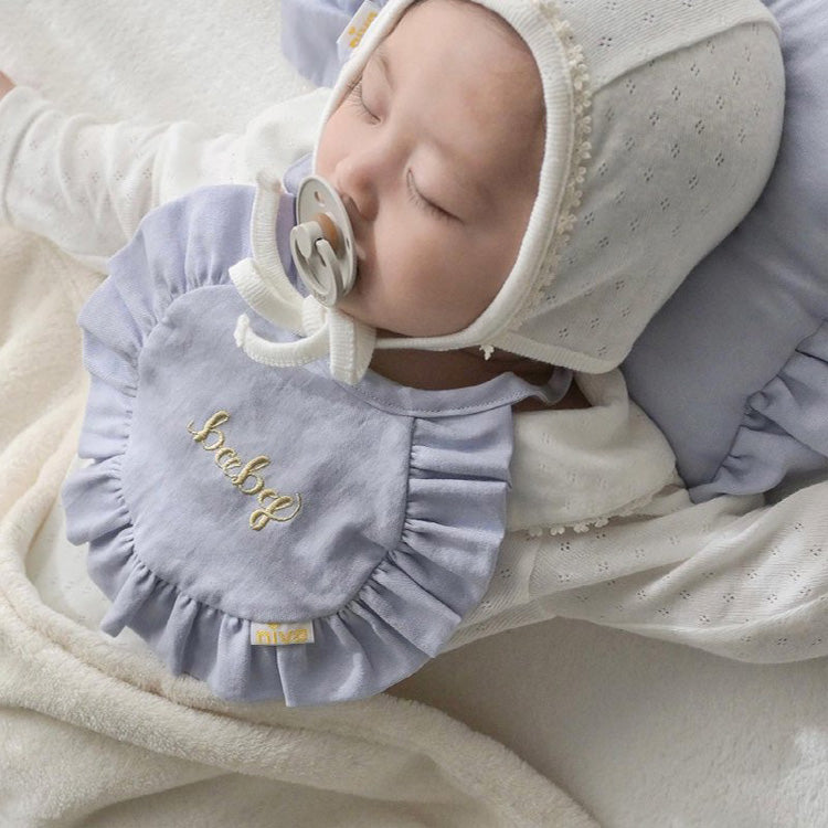 niva(ニヴァ)|コットンリネンbaby刺繍スタイ