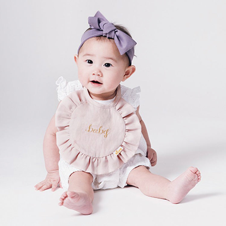 niva(ニヴァ)|コットンリネンbaby刺繍スタイ