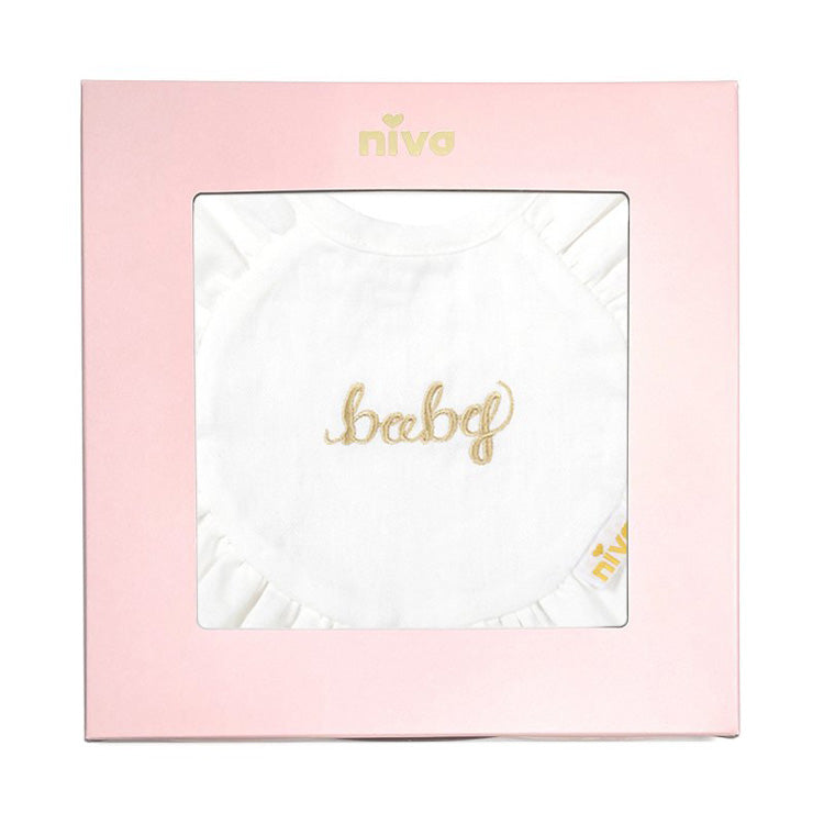 niva(ニヴァ)|コットンリネンbaby刺繍スタイ