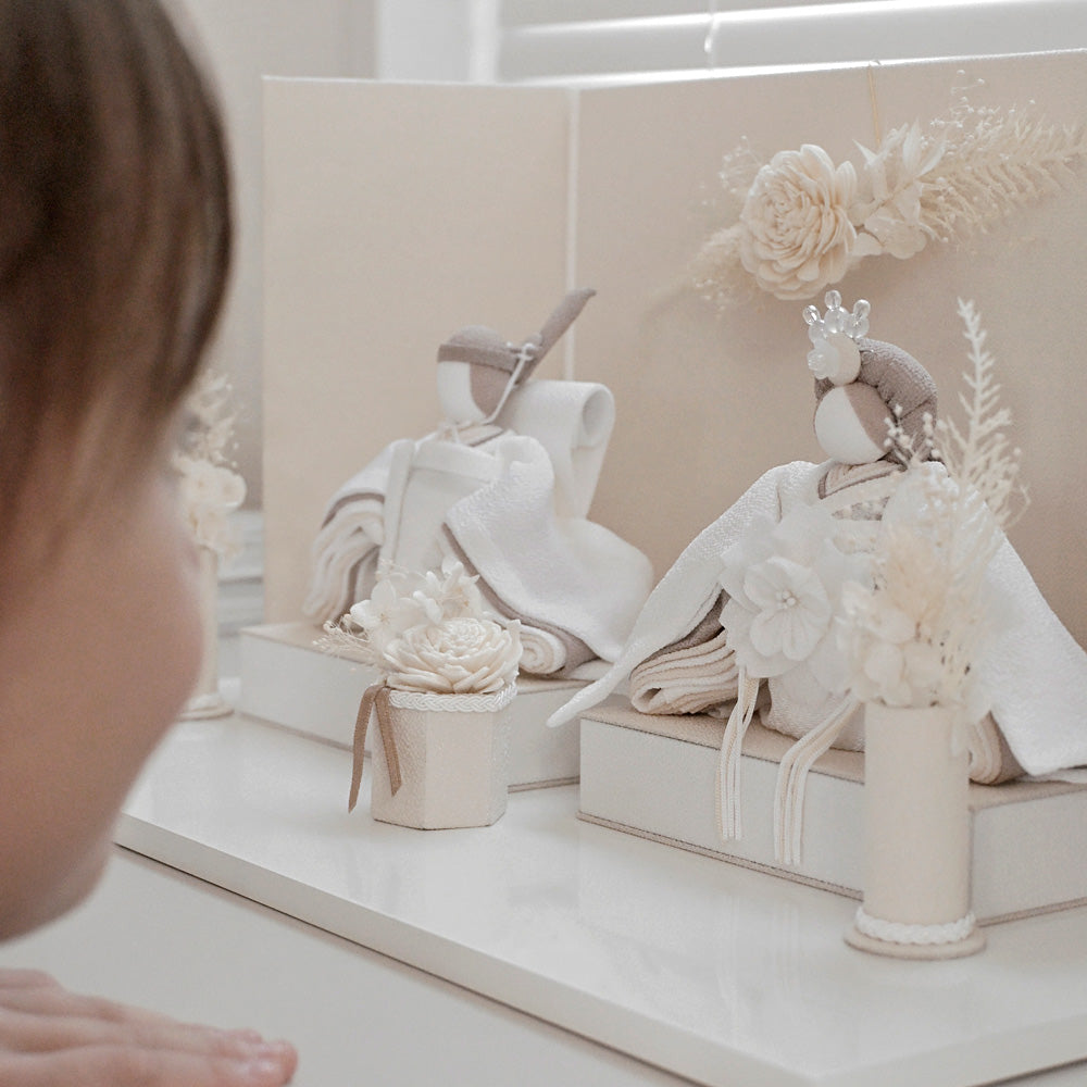 雛人形 美奏 あわいろ クラシック cuna select限定 雛揃 淡色