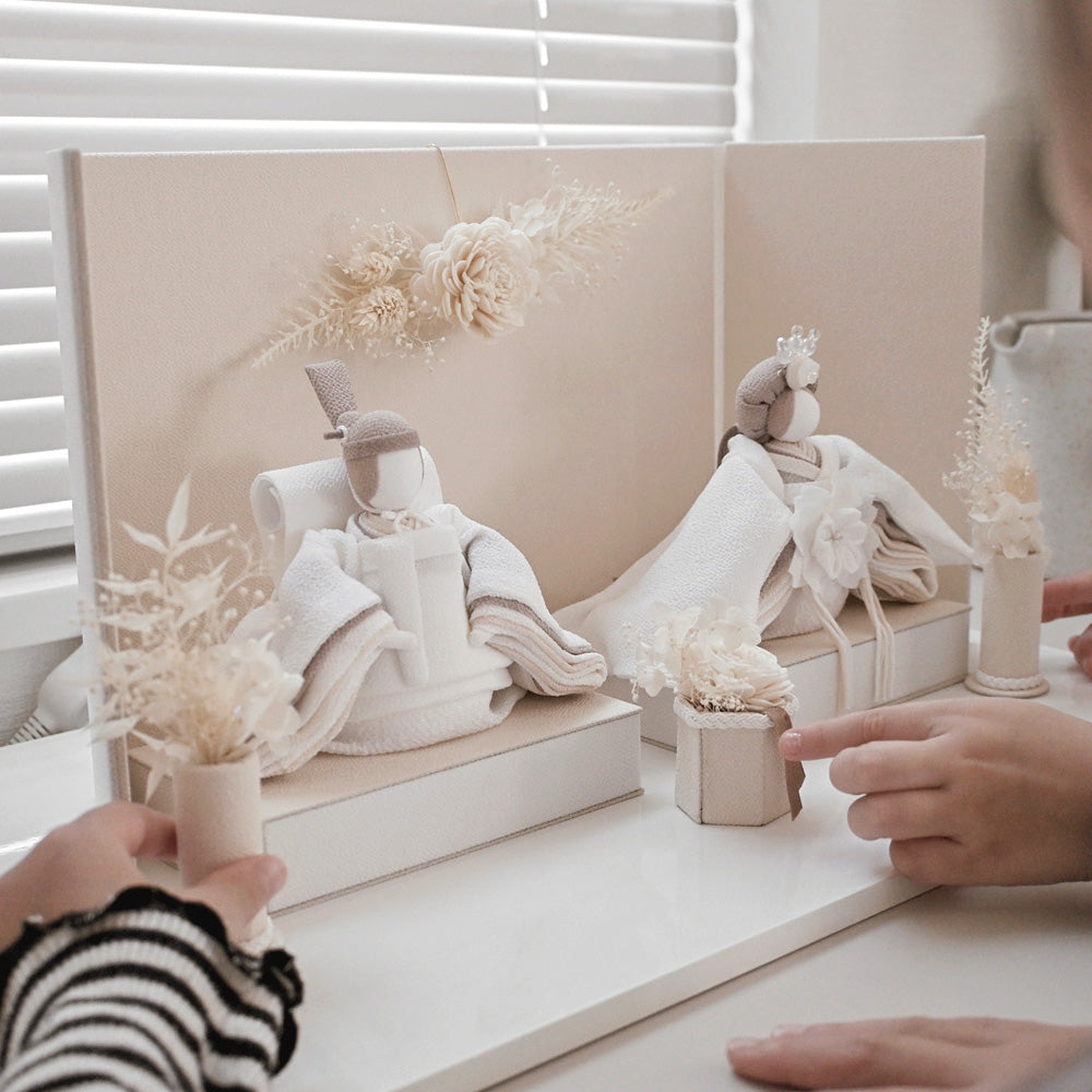 雛人形 美奏 あわいろ クラシック cuna select限定 雛揃 淡色