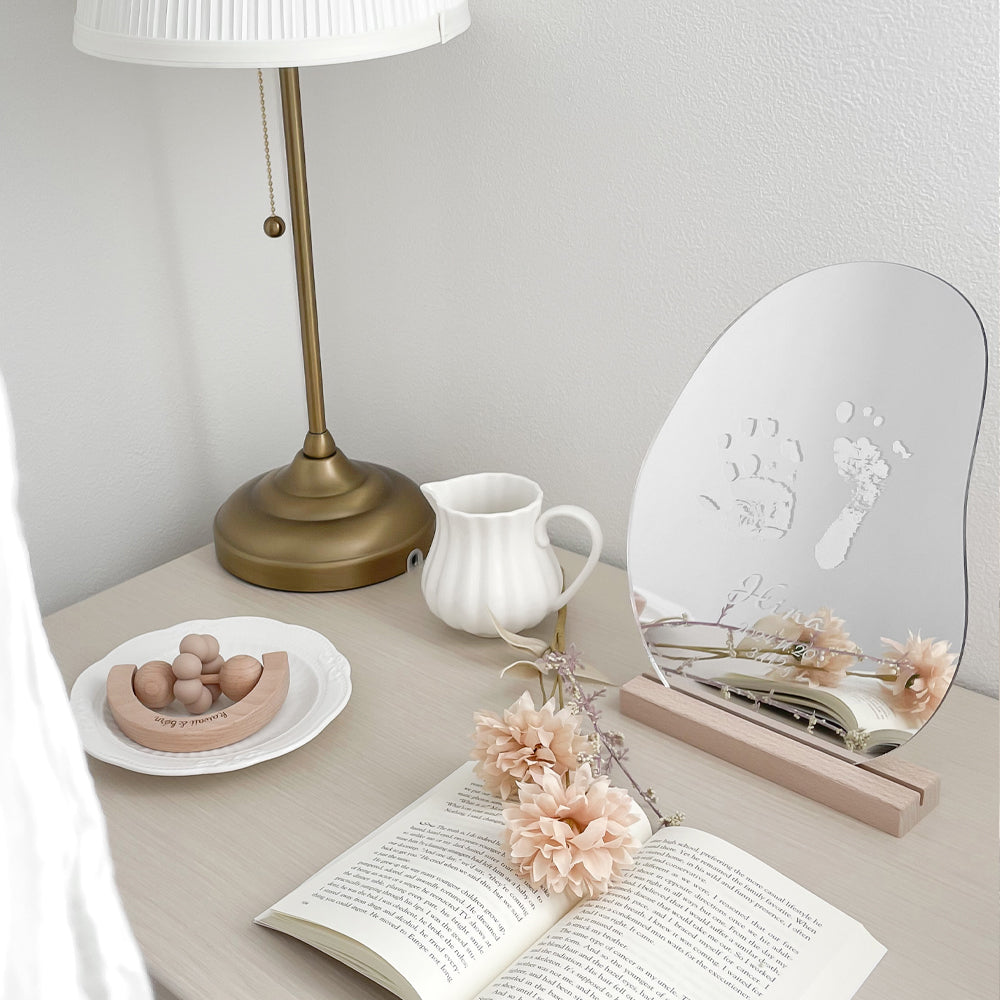 CURIA(キュリア)|手形プリント ウェーブミラー&プレート