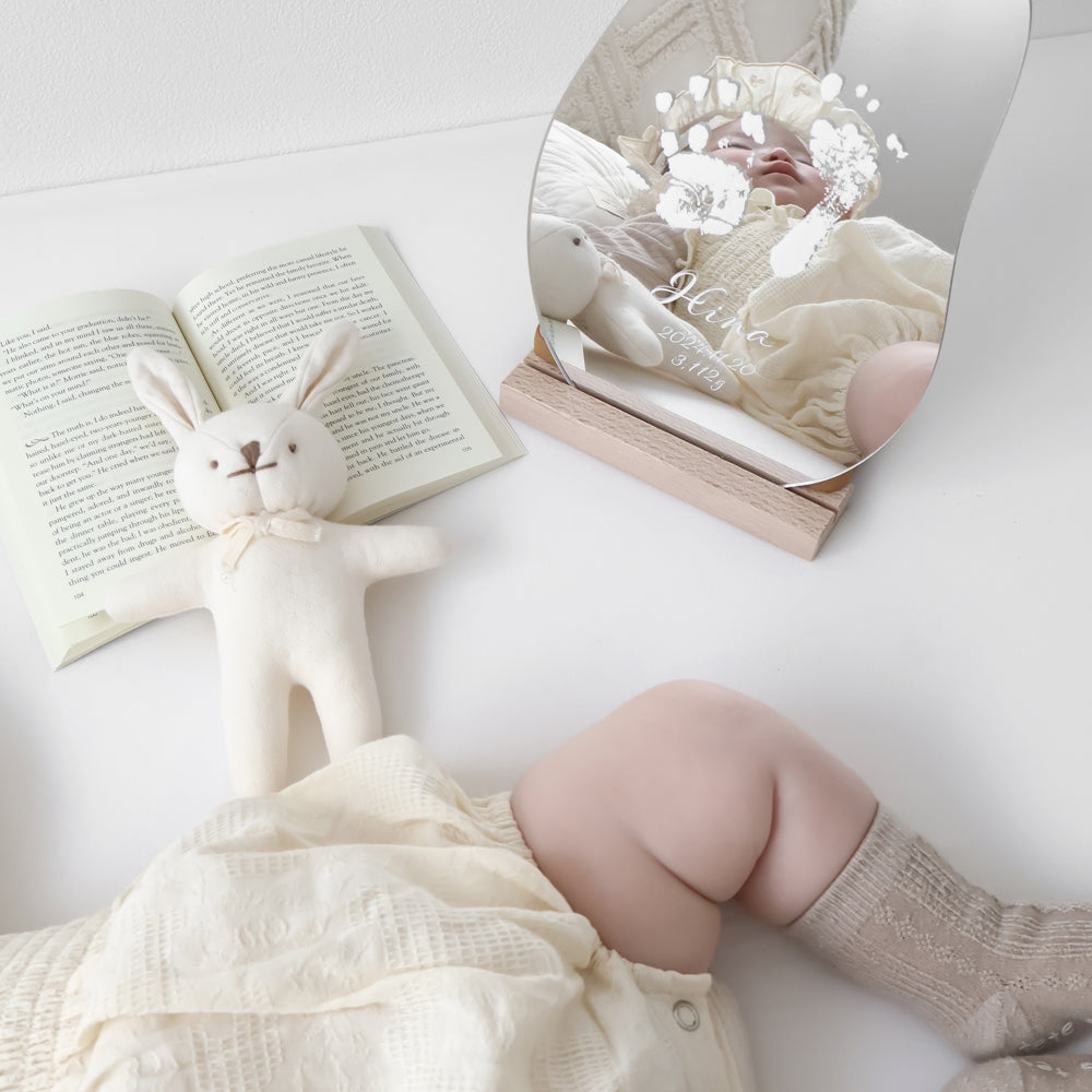 CURIA(キュリア)|手形プリント ウェーブミラー&プレート