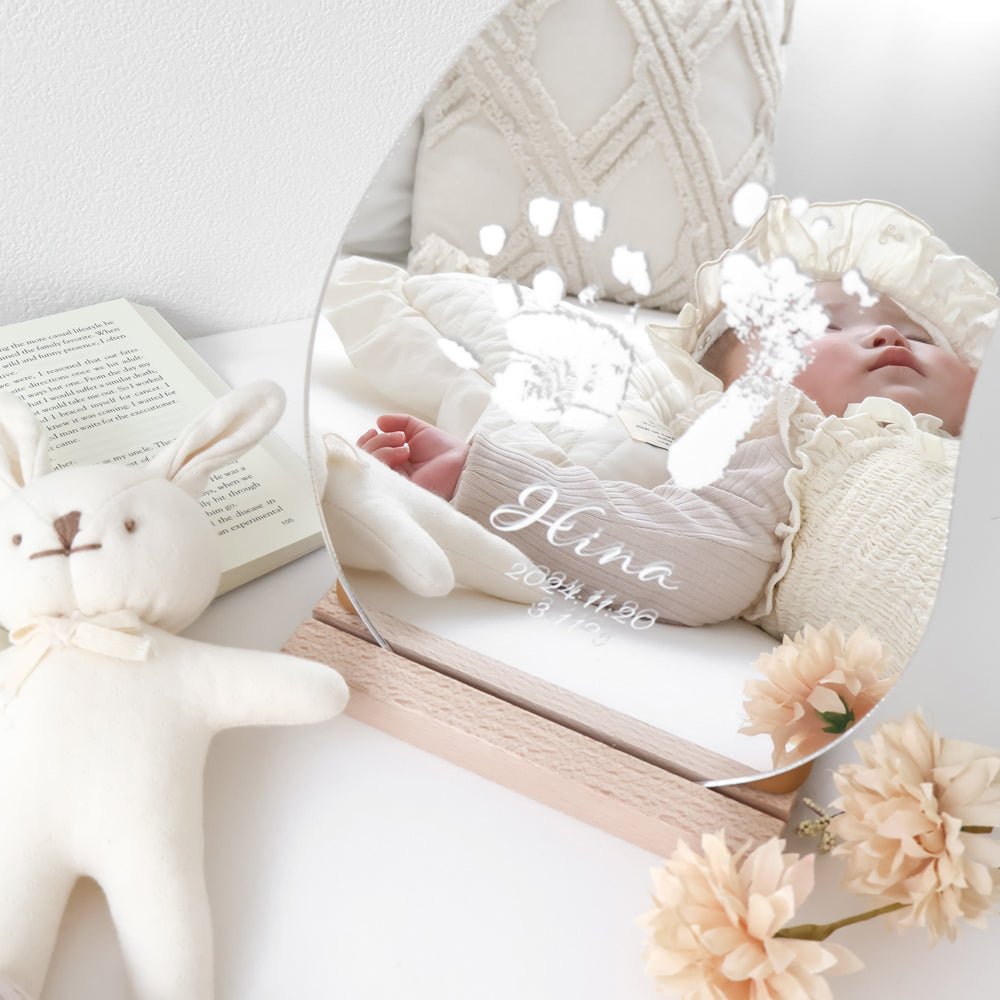 CURIA(キュリア)|手形プリント ウェーブミラー&プレート