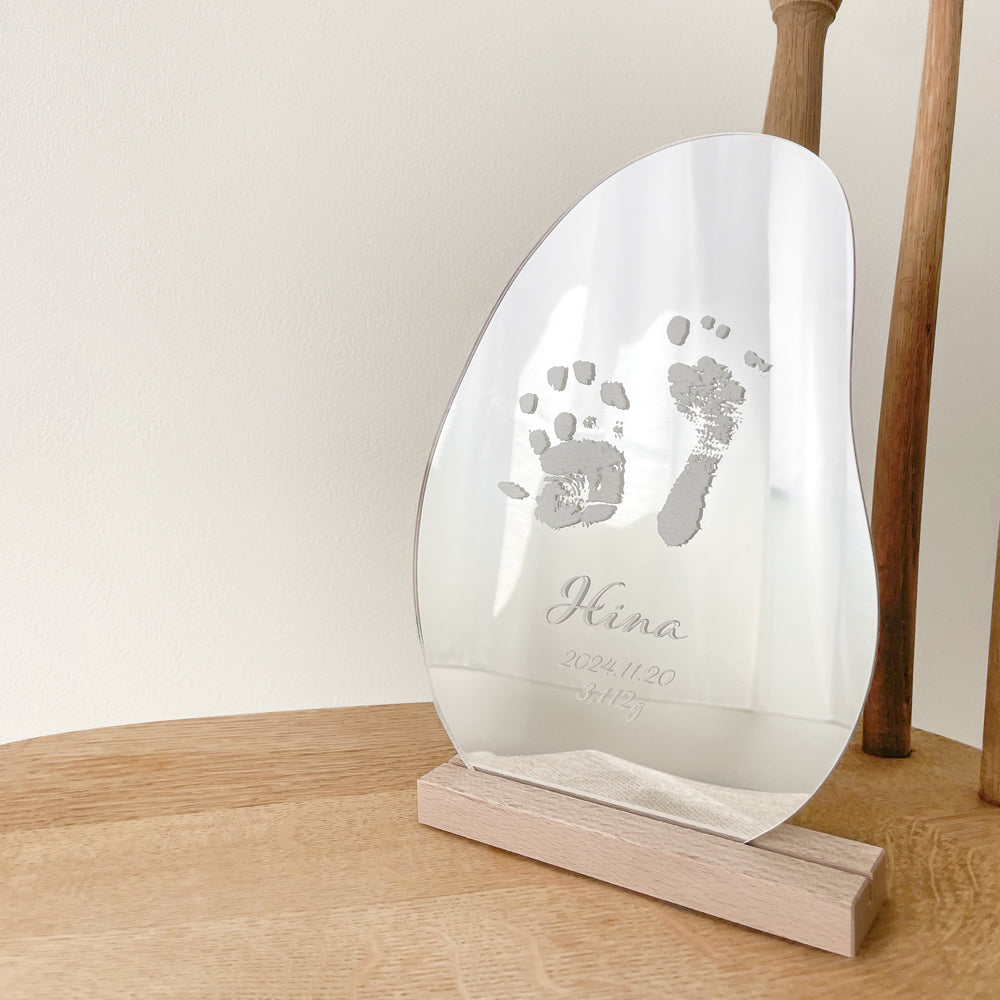 CURIA(キュリア)|手形プリント ウェーブミラー&プレート