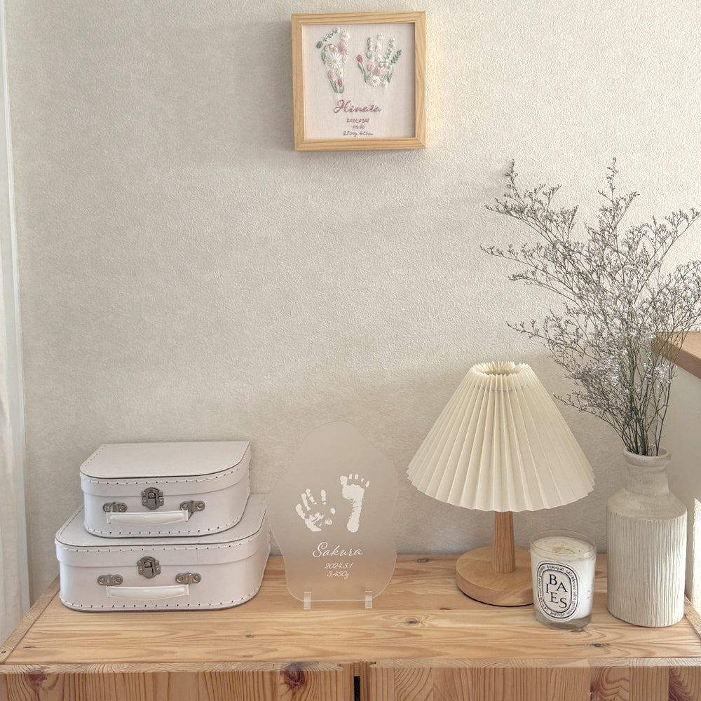 CURIA(キュリア)|手形プリント ウェーブミラー&プレート