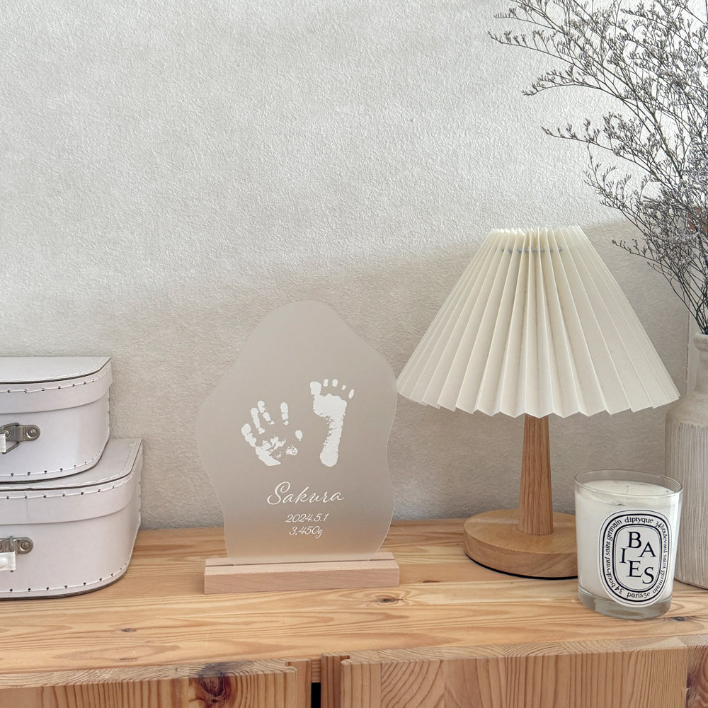 CURIA(キュリア)|手形プリント ウェーブミラー&プレート