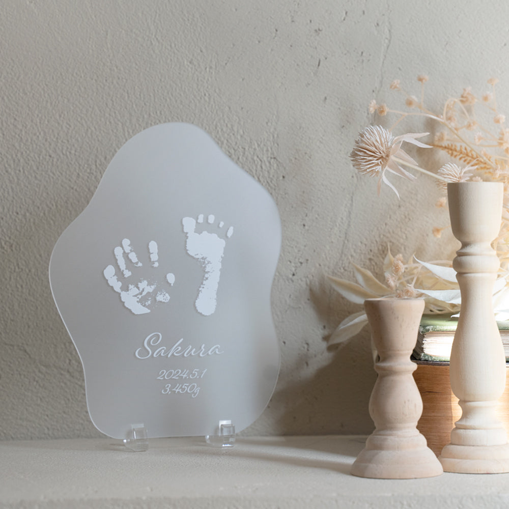 CURIA(キュリア)|手形プリント ウェーブミラー&プレート