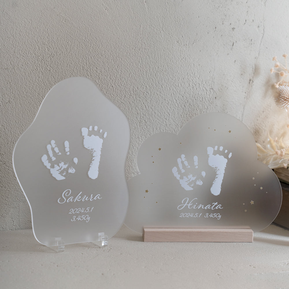 CURIA(キュリア)|手形プリント ウェーブミラー&プレート