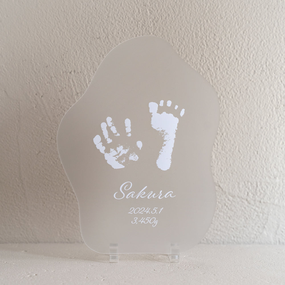 CURIA(キュリア)|手形プリント ウェーブミラー&プレート